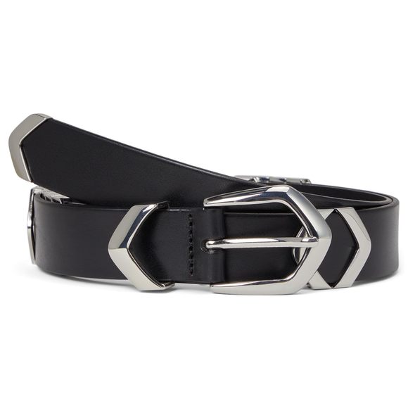 Women's Fiora Metal Keeper Belt, True Black, X-small🦎 - Picture 1 of 1